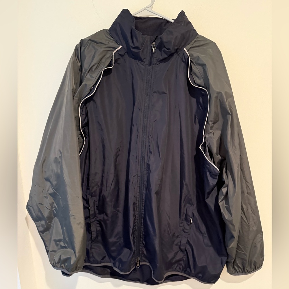 Lands End Outfitters 3 In 1 Jacket Men’s Navy And Gray Sz 3X